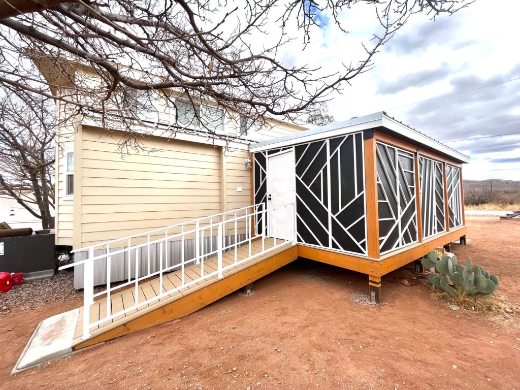 Porch Build Finished