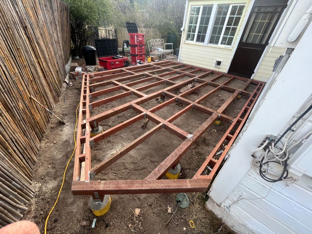 Porch Build Framing