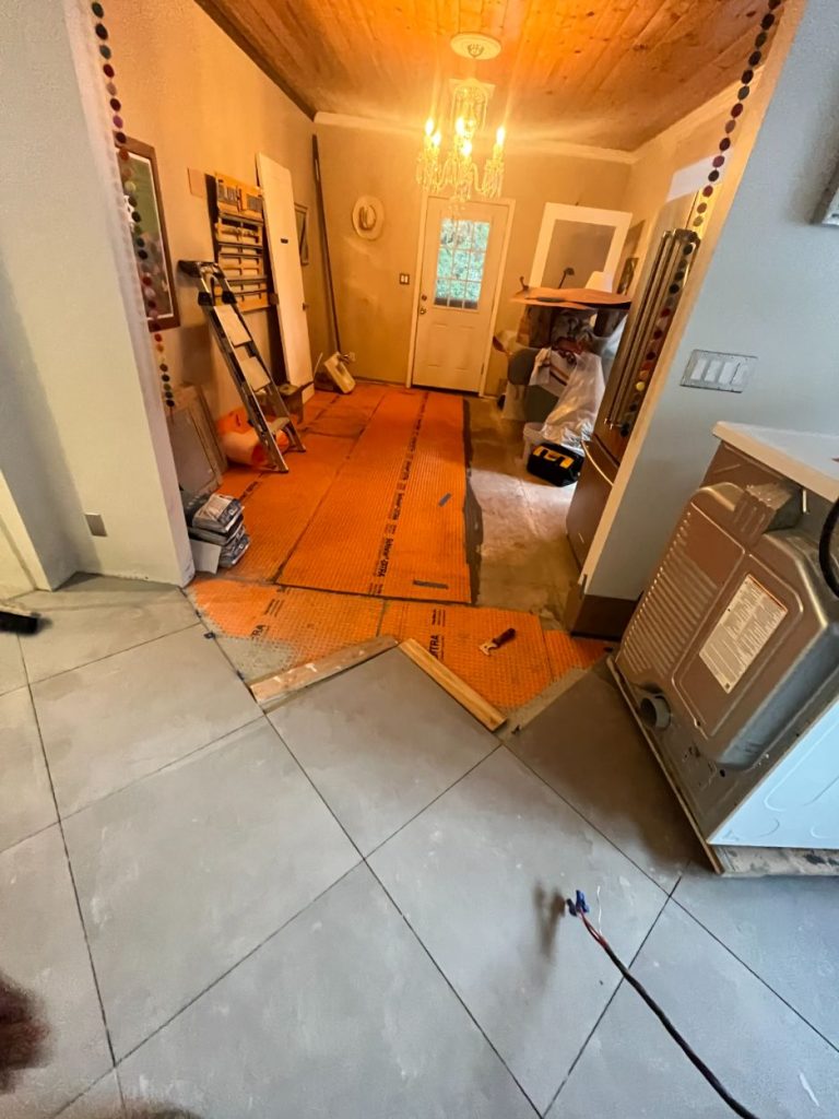 Underlayment And Tile Instal